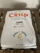25 x 25kg Bags of Crisp 'The Finest Malt' Crushed Vienna/Dextrin Malt | Best Before: 31/01/2025