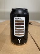 Approximately 384 x 330ml Cans of Donkeystone Brewing Co 'Brown' American Imperial Ale | BB: 23/08/2