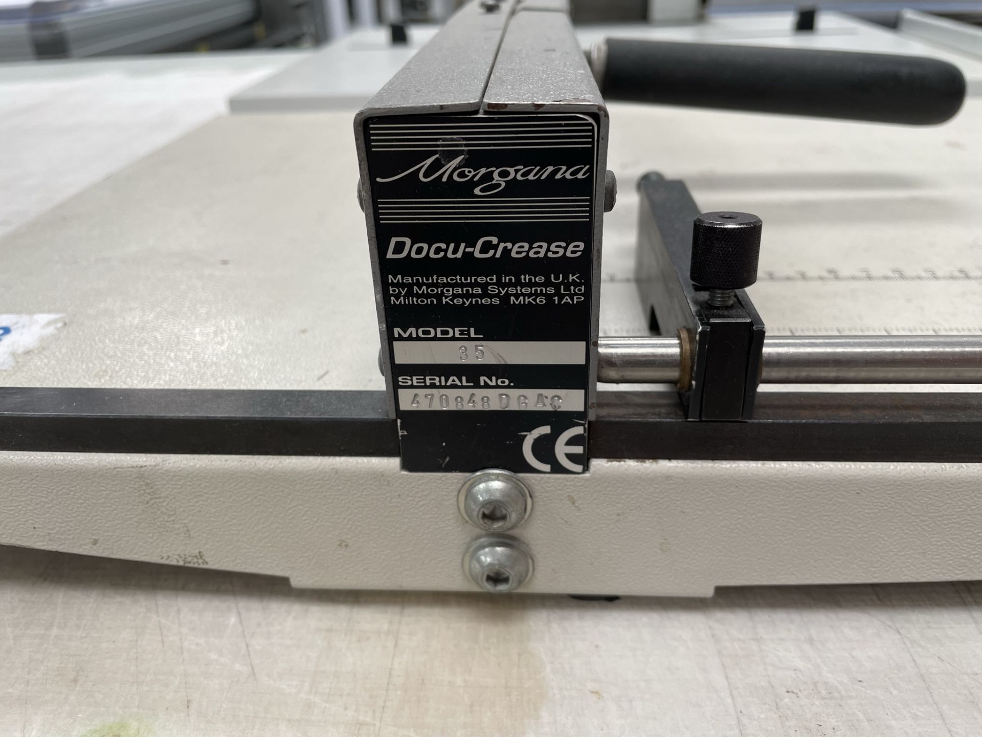 Morgana 35 Docu-Crease Manual Scoring Device | LOCATED: ECCLES, M30 - Image 2 of 3