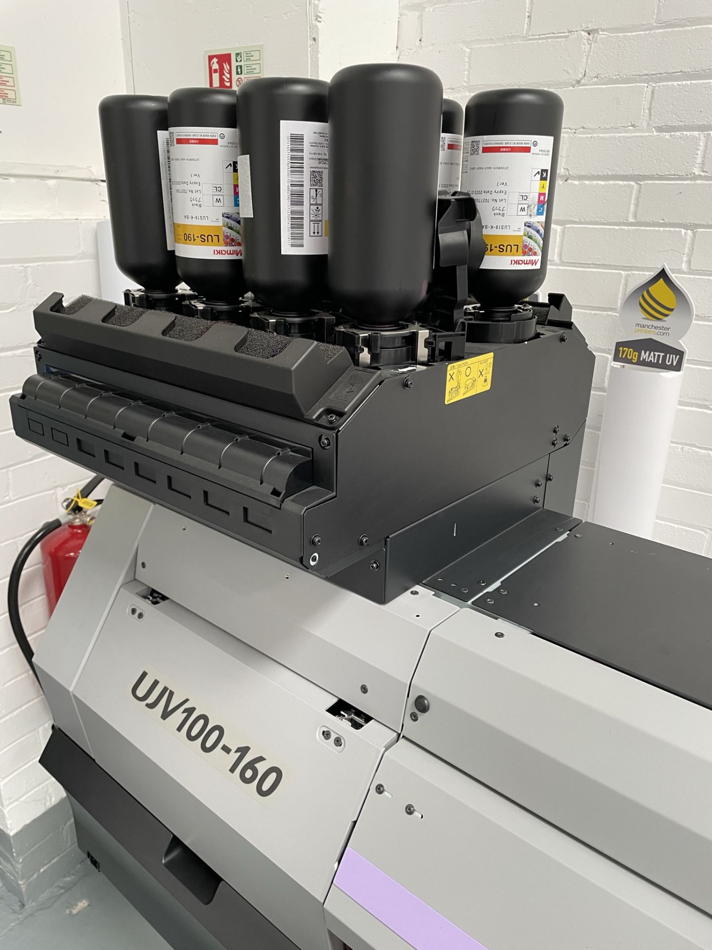 Mimaki UJV100-160 Roll to Roll LED-UK Inkjet Printer | YOM: 2018 | LOCATED: ECCLES, M30 - Bild 6 aus 6