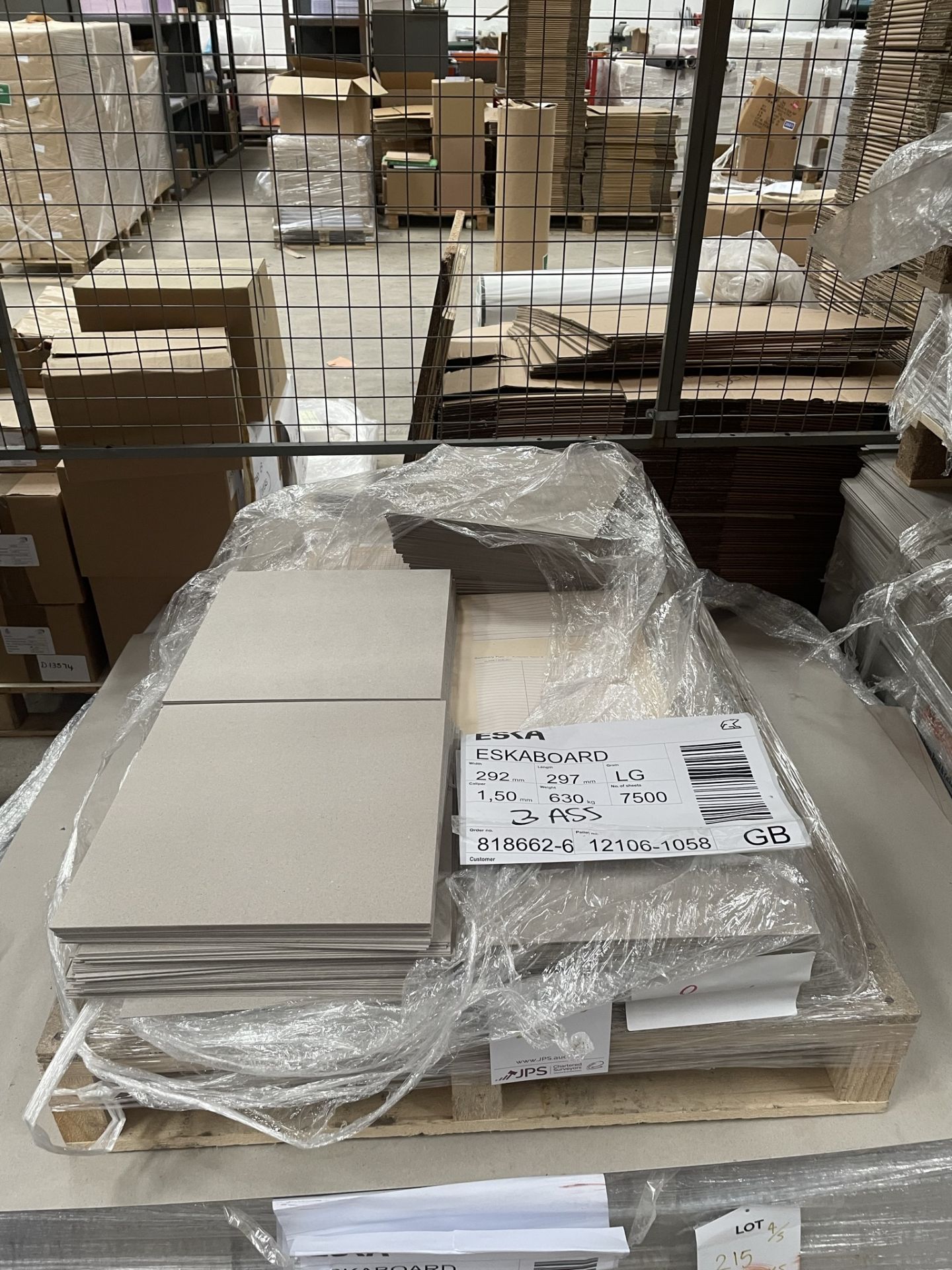 5 x Pallets of 1500 Micron Eskaboard | Approximately 18,600 Sheets | Various Sizes - Image 5 of 7