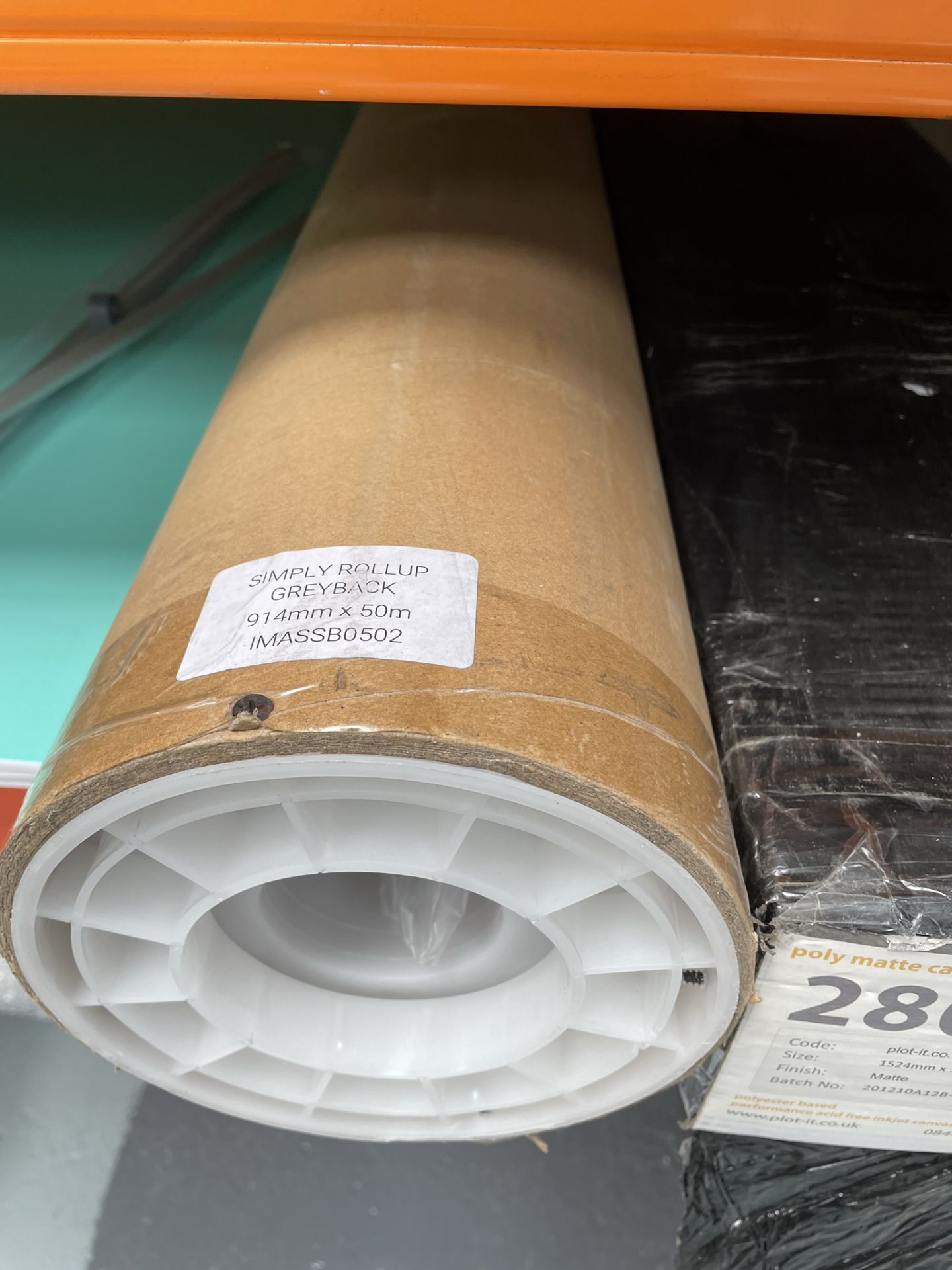 20 x Various New & Part Used Rolls of Paper/Vinyl/Canvas - As Pictured | Located in Eccles - Image 9 of 12