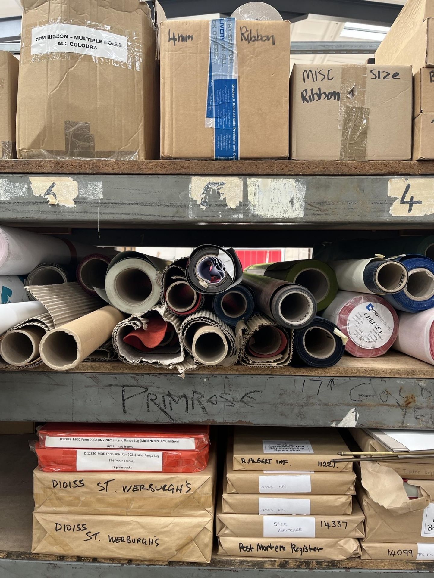 Quantity of Unused & Part Used Rolls of Paper/Vinyl/Canvas & Binding Accessories - As Pictured - Image 15 of 22