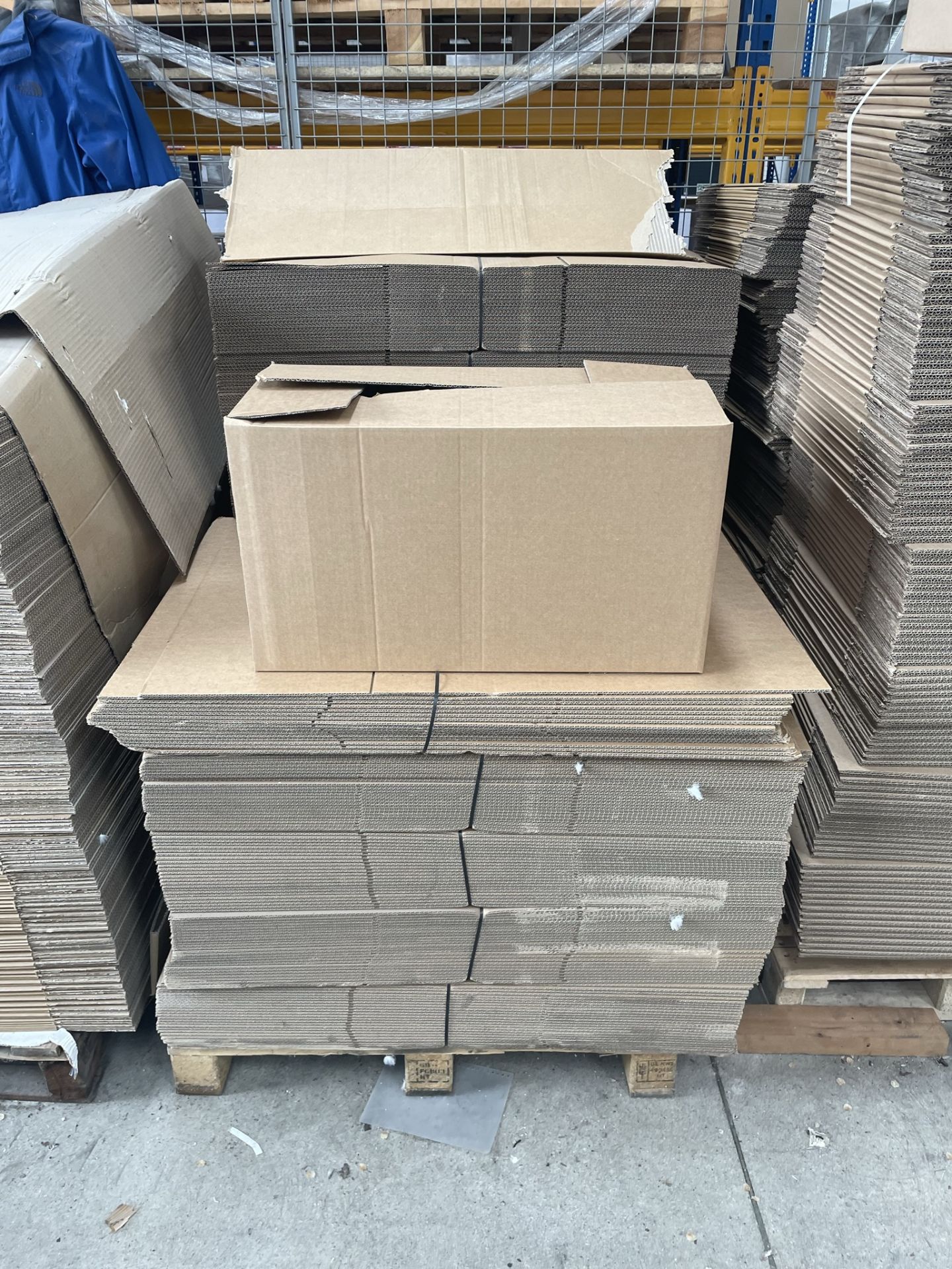 Approximately 150 x Single Wall Cardboard Boxes | 58cm x 33cm x 30cm