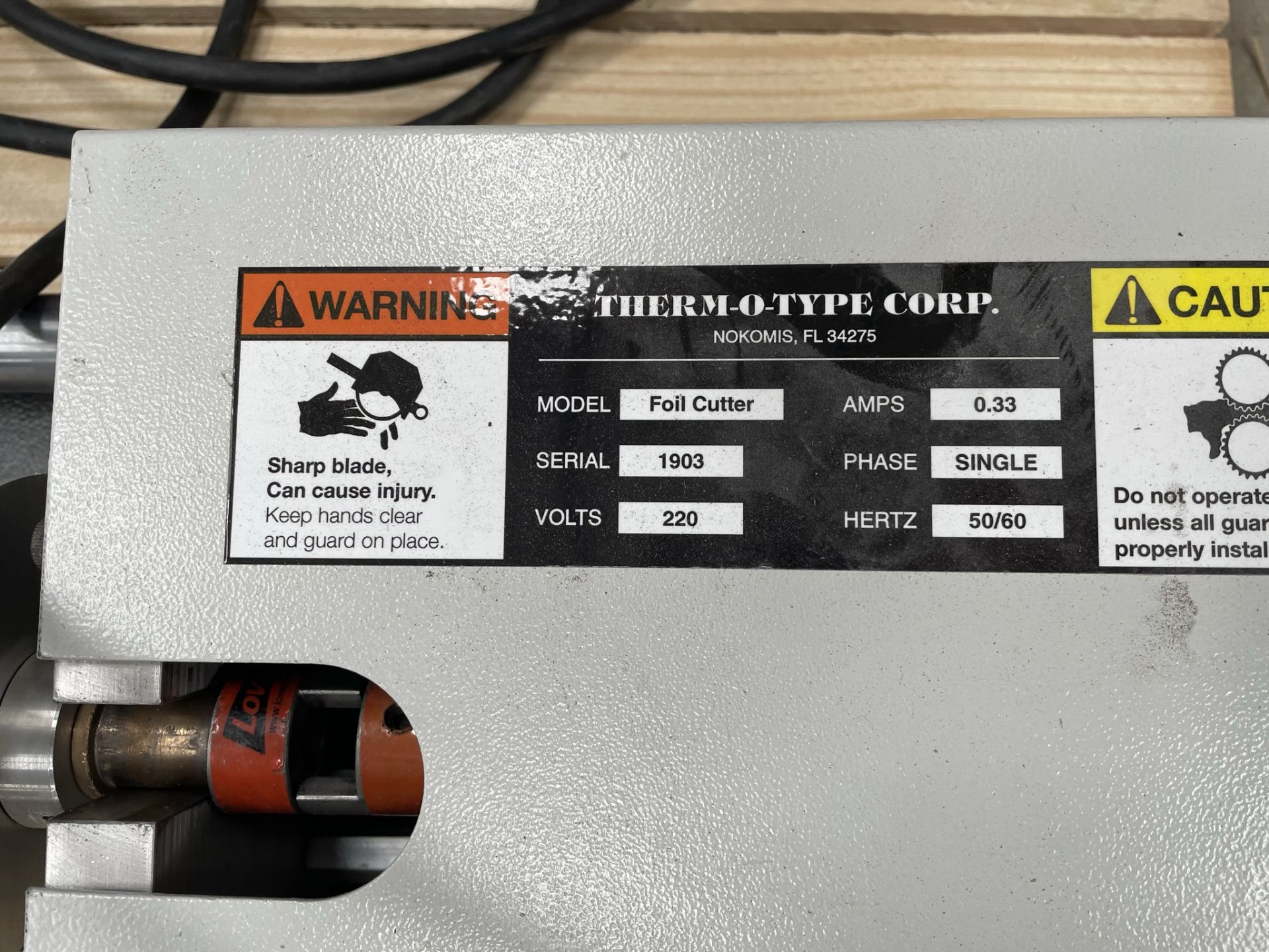 Therm-o-Type Electric Foil Cutter - Image 3 of 3