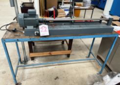VEM Bench Mounted Cloth/Fabric Cutter