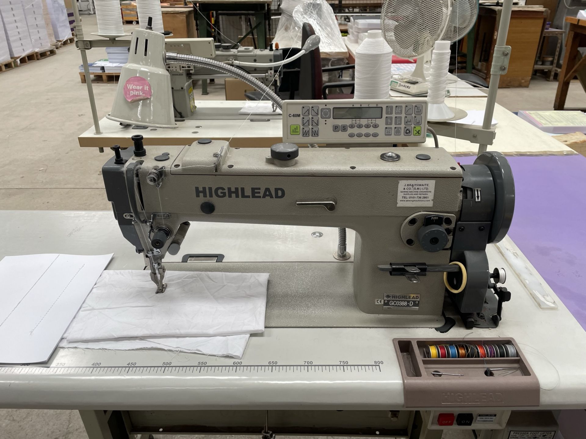 Highlead GC0388-DIndustrial Flat Bed Sewing Machine - Image 2 of 5