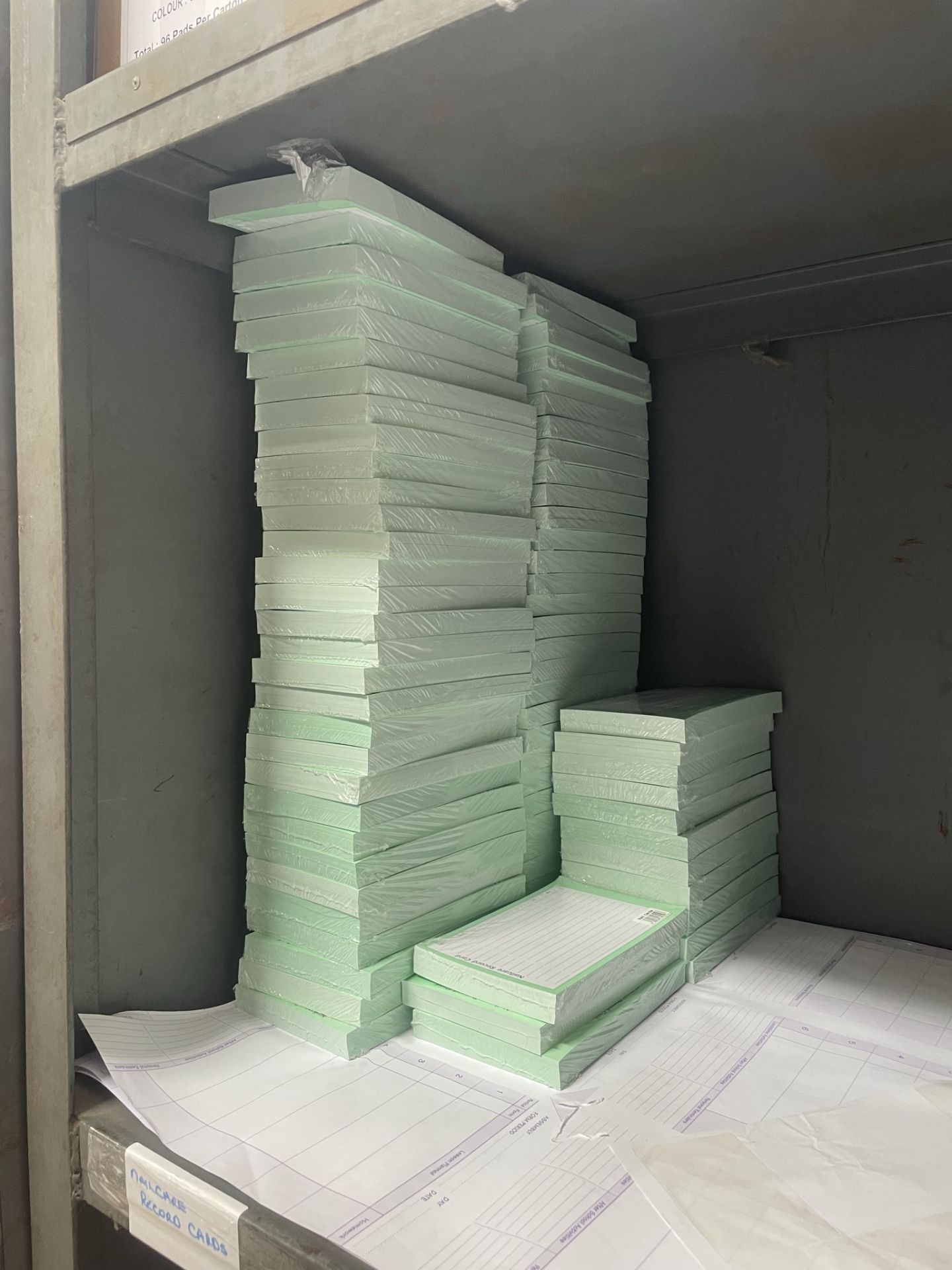 Approximately 1,600 x Various Packs of Beauty Therapy Client Record & Appointment Cards
