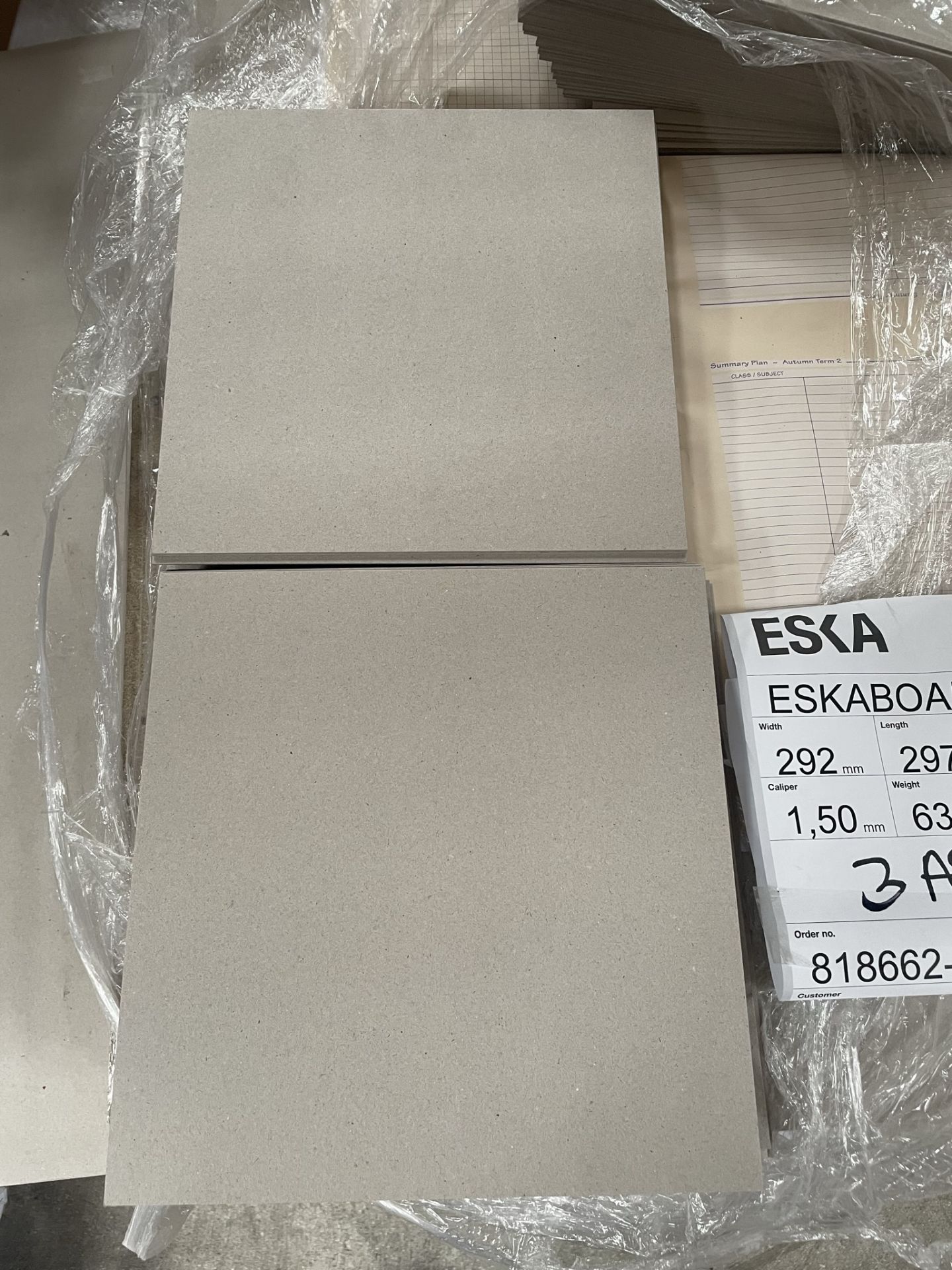 5 x Pallets of 1500 Micron Eskaboard | Approximately 18,600 Sheets | Various Sizes - Image 6 of 7