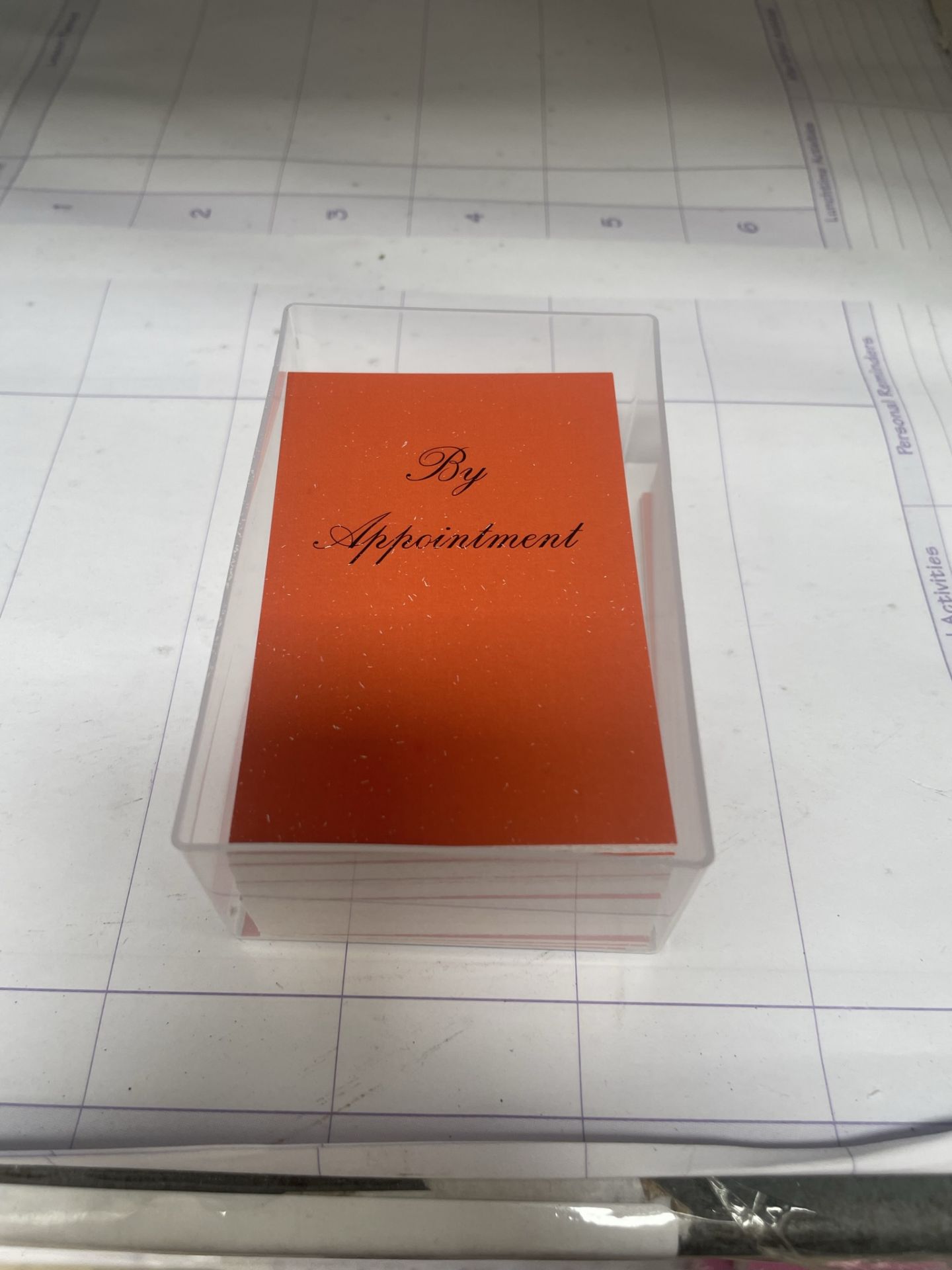 Approximately 270 x Packs of Quirepale Blue & Orange Appointment Cards - Image 5 of 8