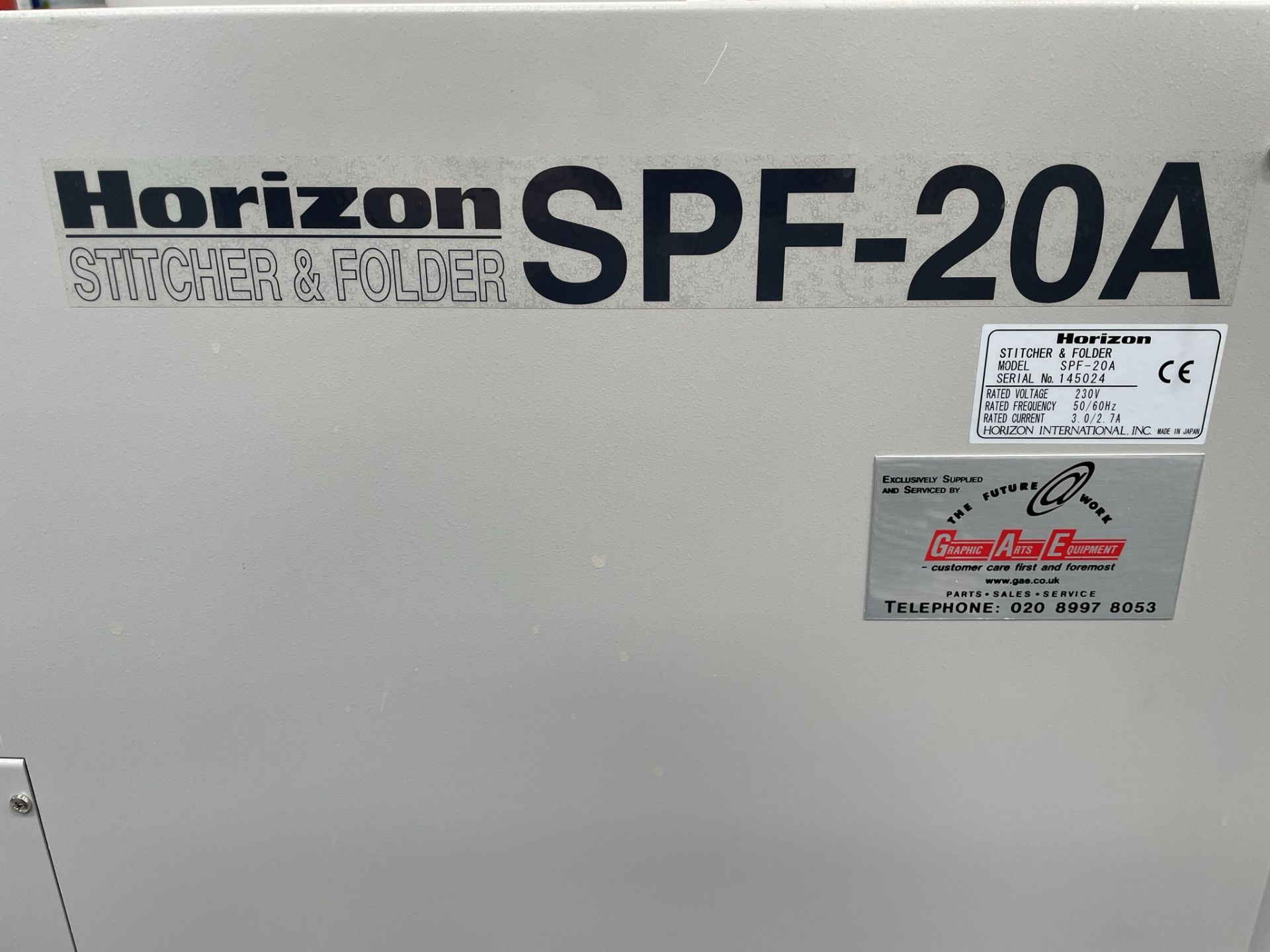 Horizon SPF Booklet Maker & Trimmer | LOCATED: ECCLES, M30 - Bild 13 aus 27