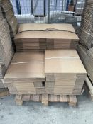Approximately 350 x Single Wall Cardboard Boxes | 24cm x 31.5cm x 23cm