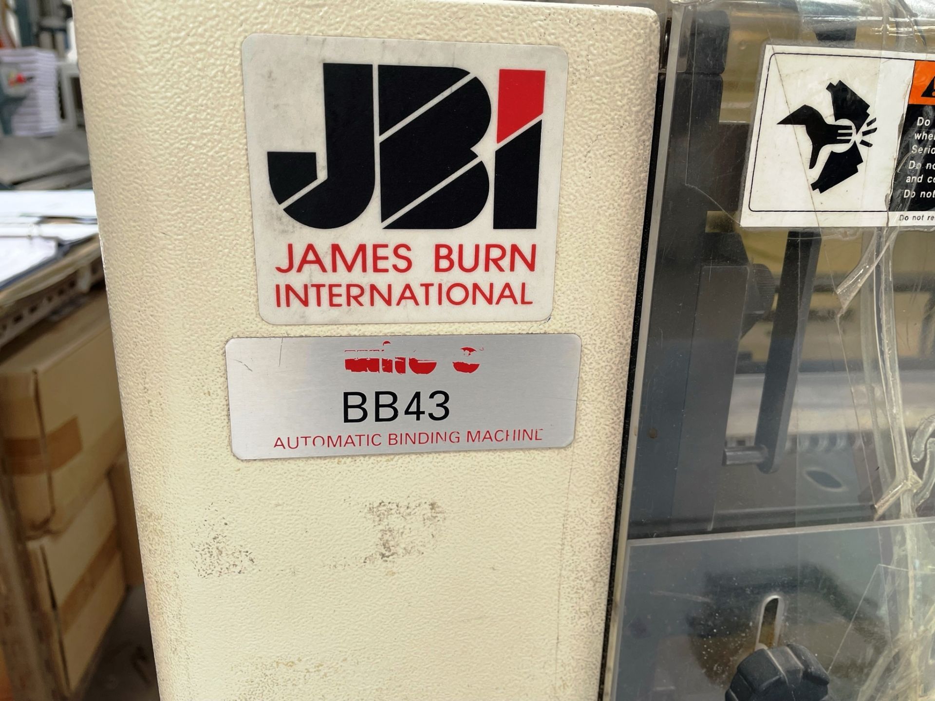 James Burn International BB43 Automatic Binding Machine | YOM: 1996 - Image 8 of 12