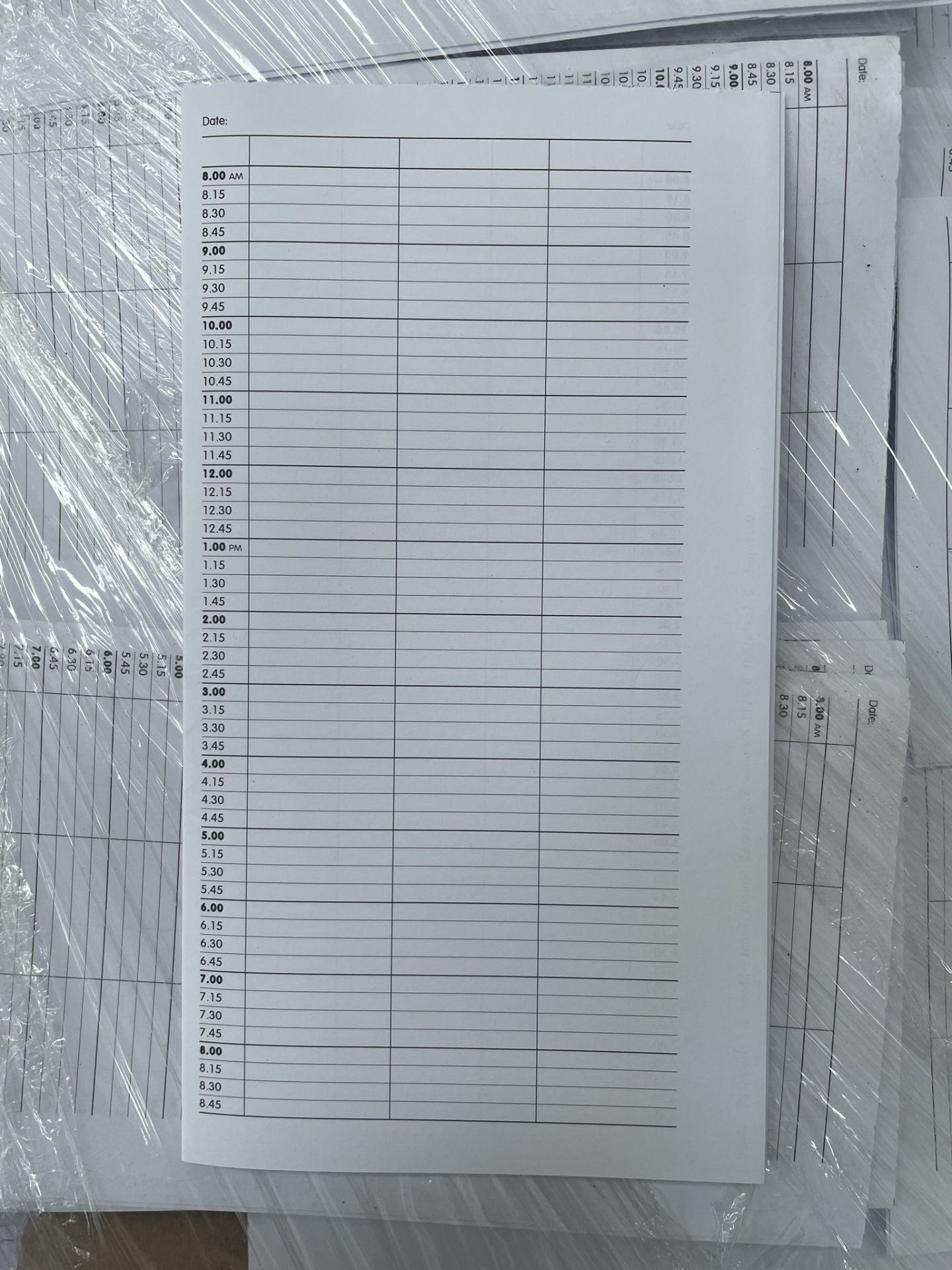 Approximately 4,050 x Quirepale 8 till 8 Appointment Calendar Sections/Bookblocks - Image 4 of 4
