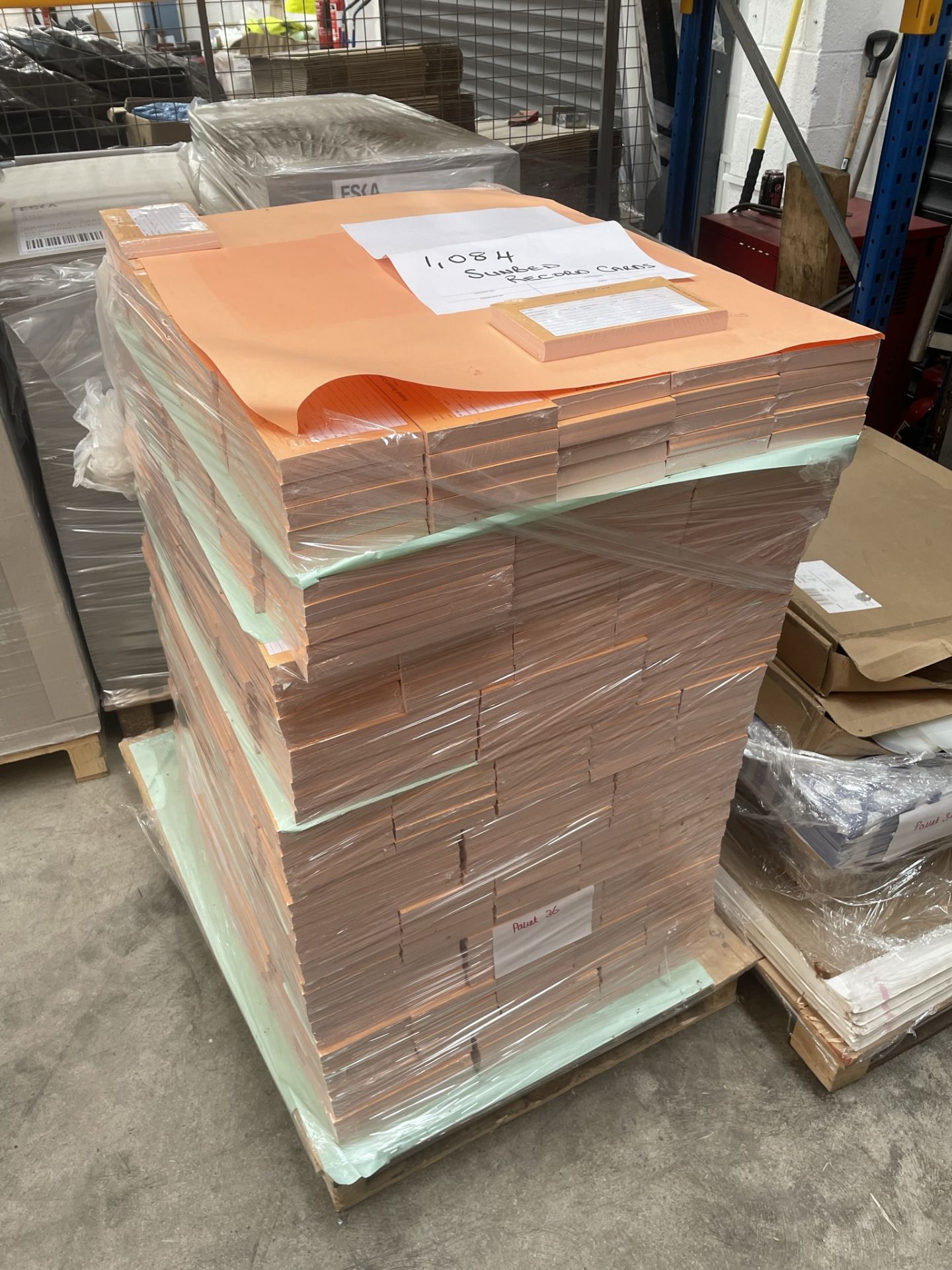 Approximately 1,000 x Packs of Quirepale Sunbed Record Cards - Bild 2 aus 4