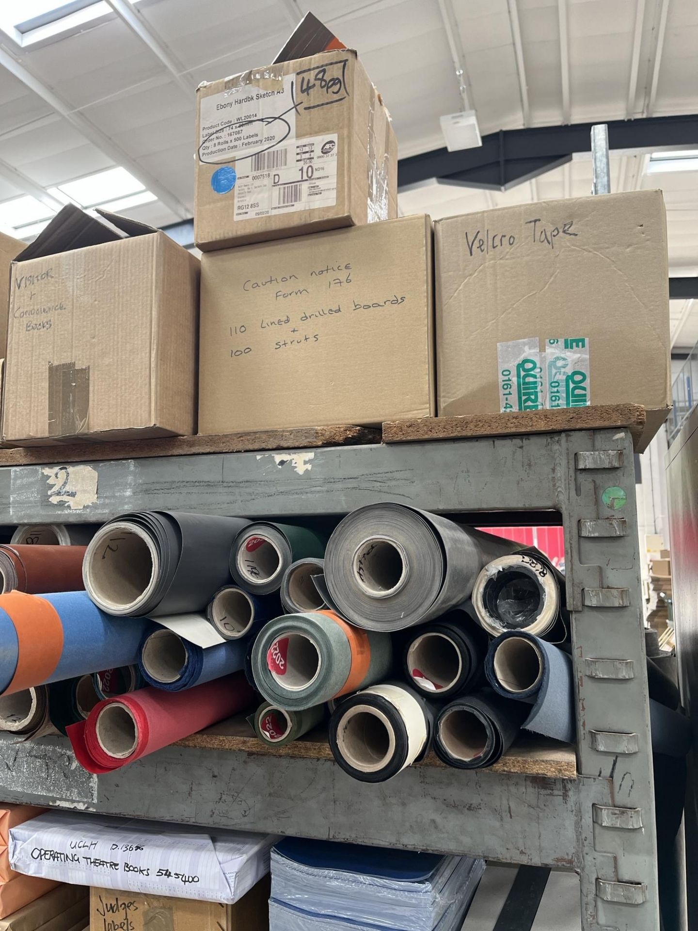 Quantity of Unused & Part Used Rolls of Paper/Vinyl/Canvas & Binding Accessories - As Pictured - Image 3 of 22