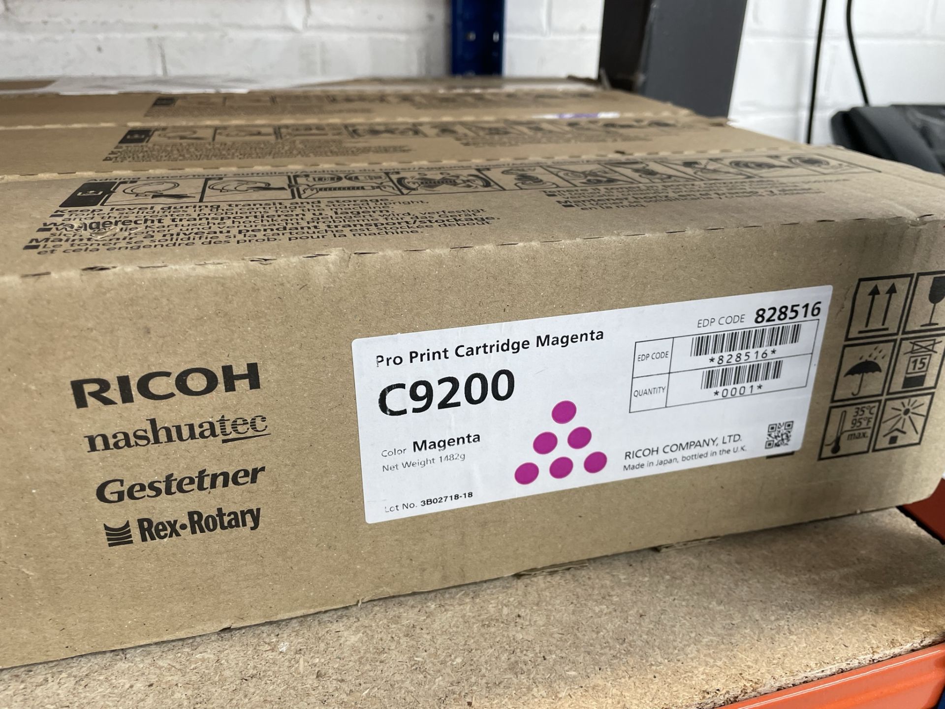 4 x Ricoh 828516 Genuine Toner Cartridges - Magenta - Pro C9200 | Located in Eccles - Image 2 of 2