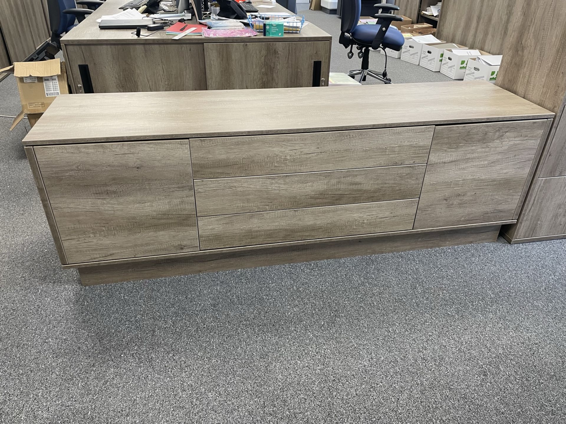 Coffee Table w/ Chairs, Sideboard Unit & Storage Cabinet - As Pictured - Image 3 of 7