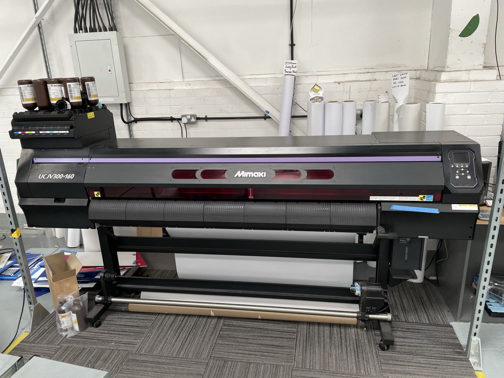 Mimaki UCJV300-160 LED-UV Print & Cut Inkjet Printer | YOM: 2018 | LOCATED: ECCLES, M30