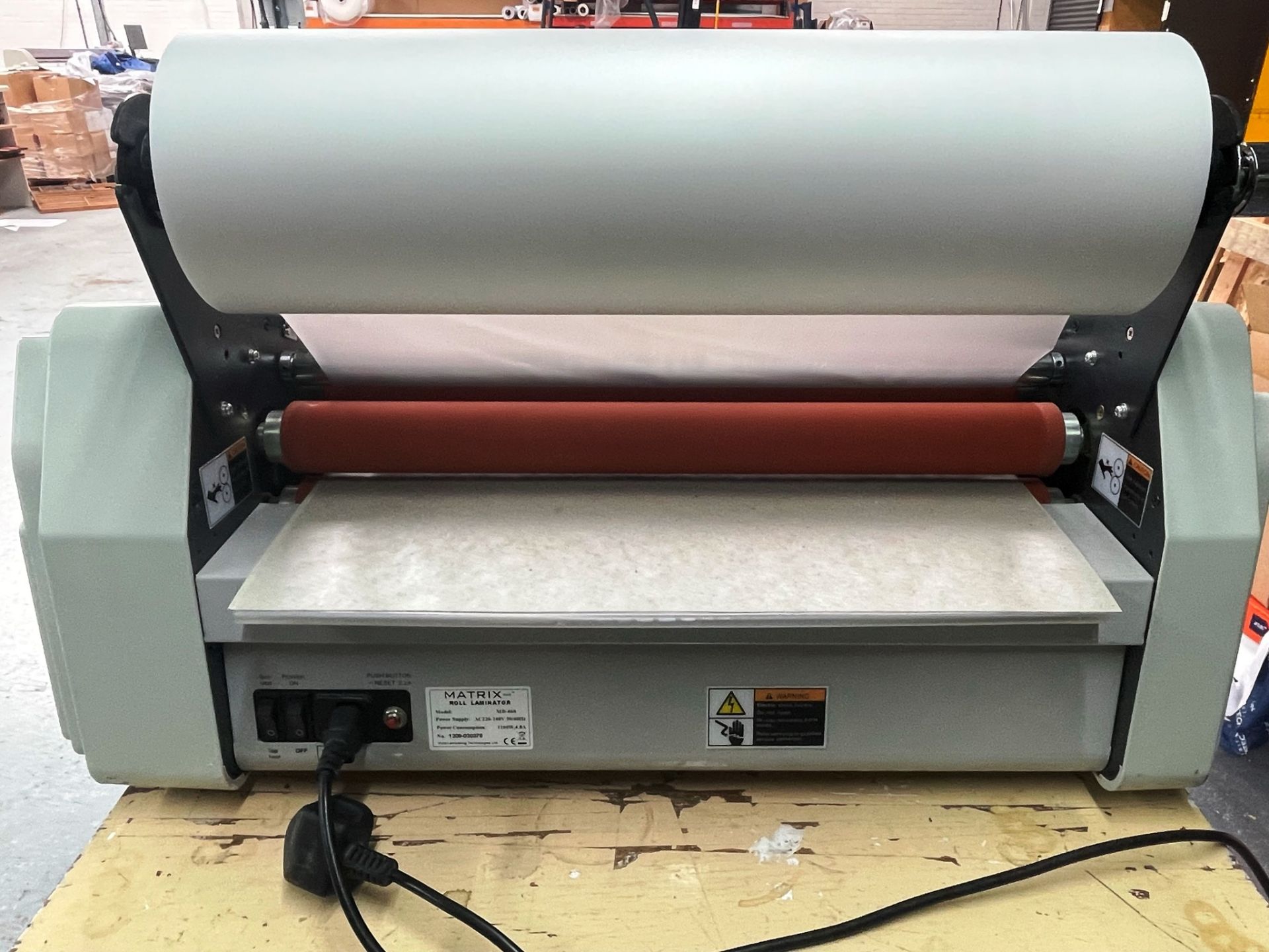 Matrix Duo MD-460 Roll Laminator w/ Quantity of Stock | LOCATED: ECCLES, M30 - Image 7 of 8