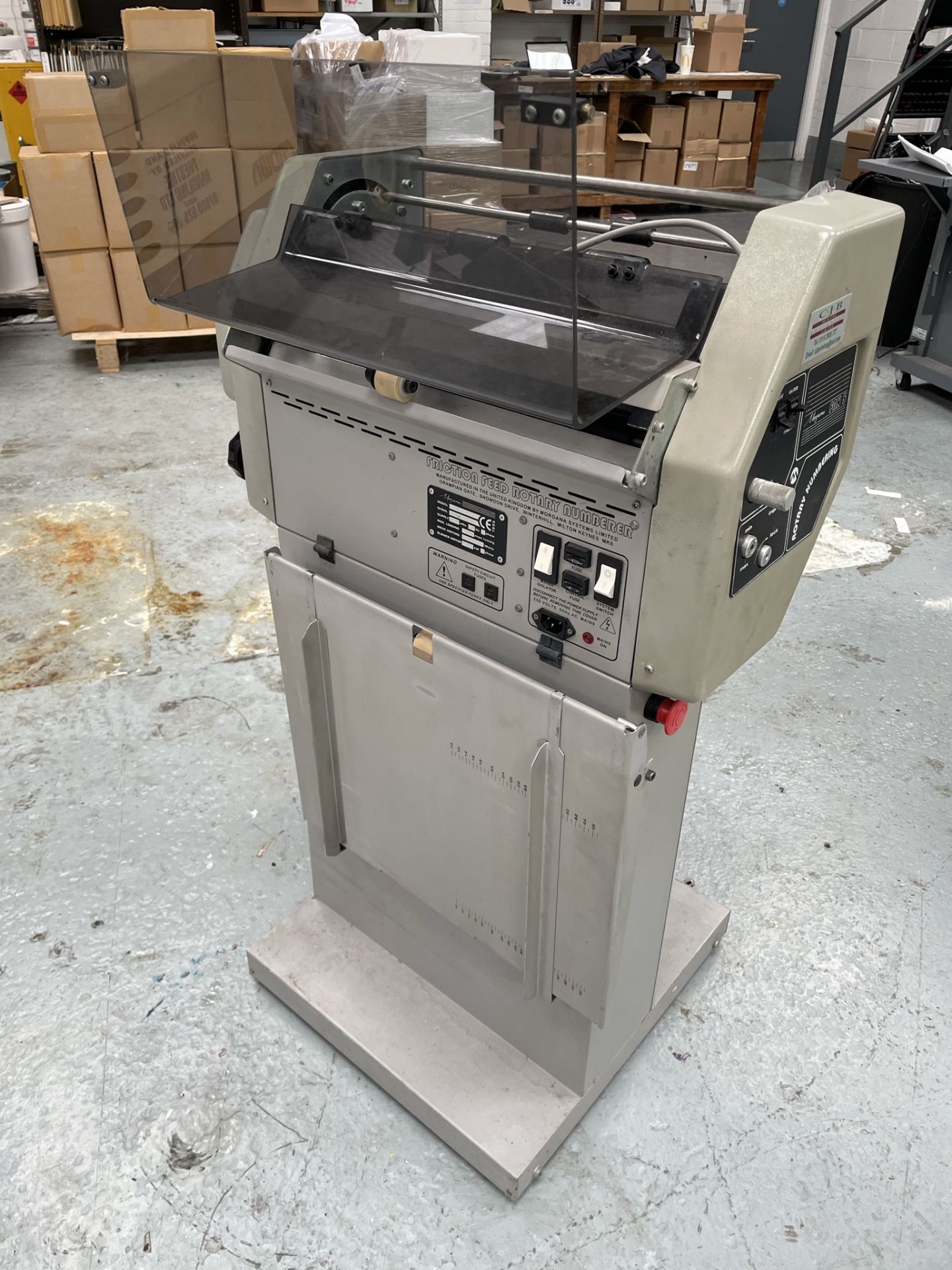 Morgana FRN 5 Numbering Machine | LOCATED: ECCLES, M30 - Image 5 of 7