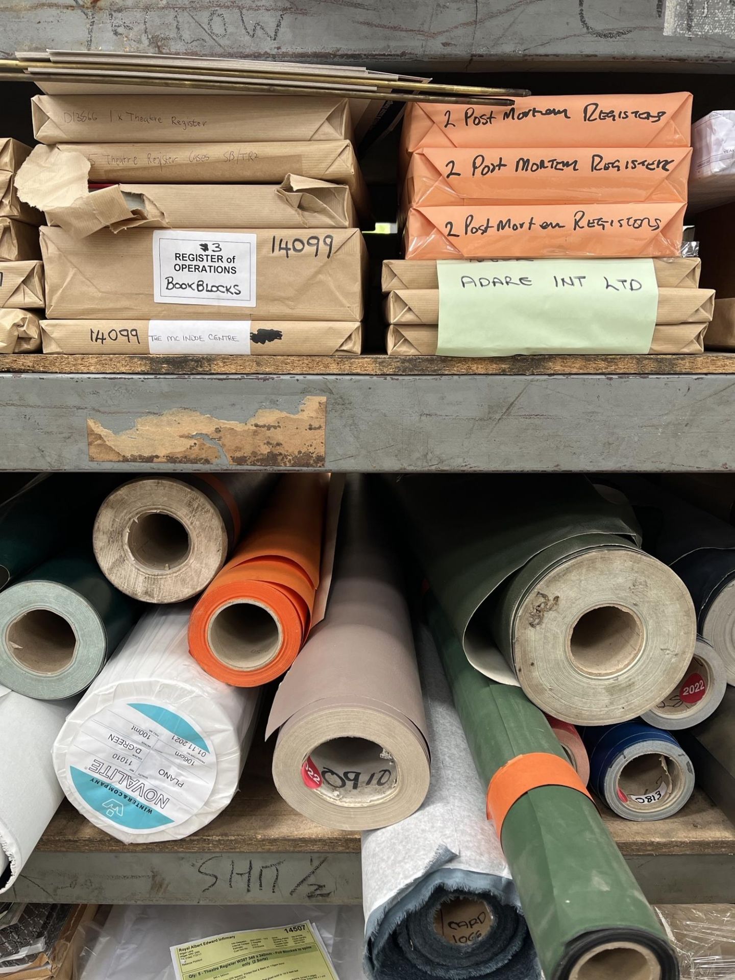 Quantity of Unused & Part Used Rolls of Paper/Vinyl/Canvas & Binding Accessories - As Pictured - Image 12 of 22