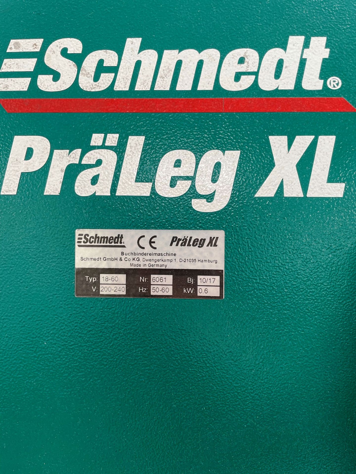 Schmedt PraLeg XL casing-in machine | YOM: 2017 - Image 3 of 8