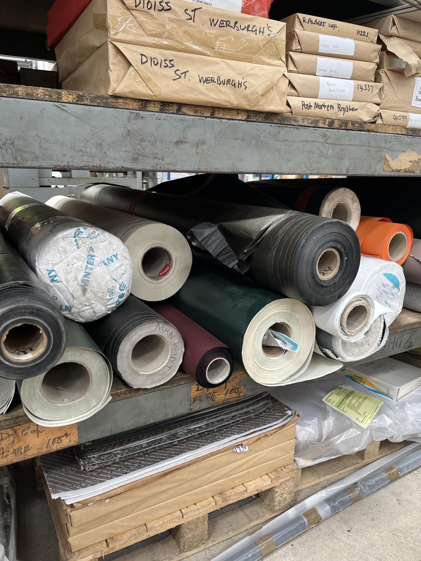 Quantity of Unused & Part Used Rolls of Paper/Vinyl/Canvas & Binding Accessories - As Pictured - Image 7 of 22