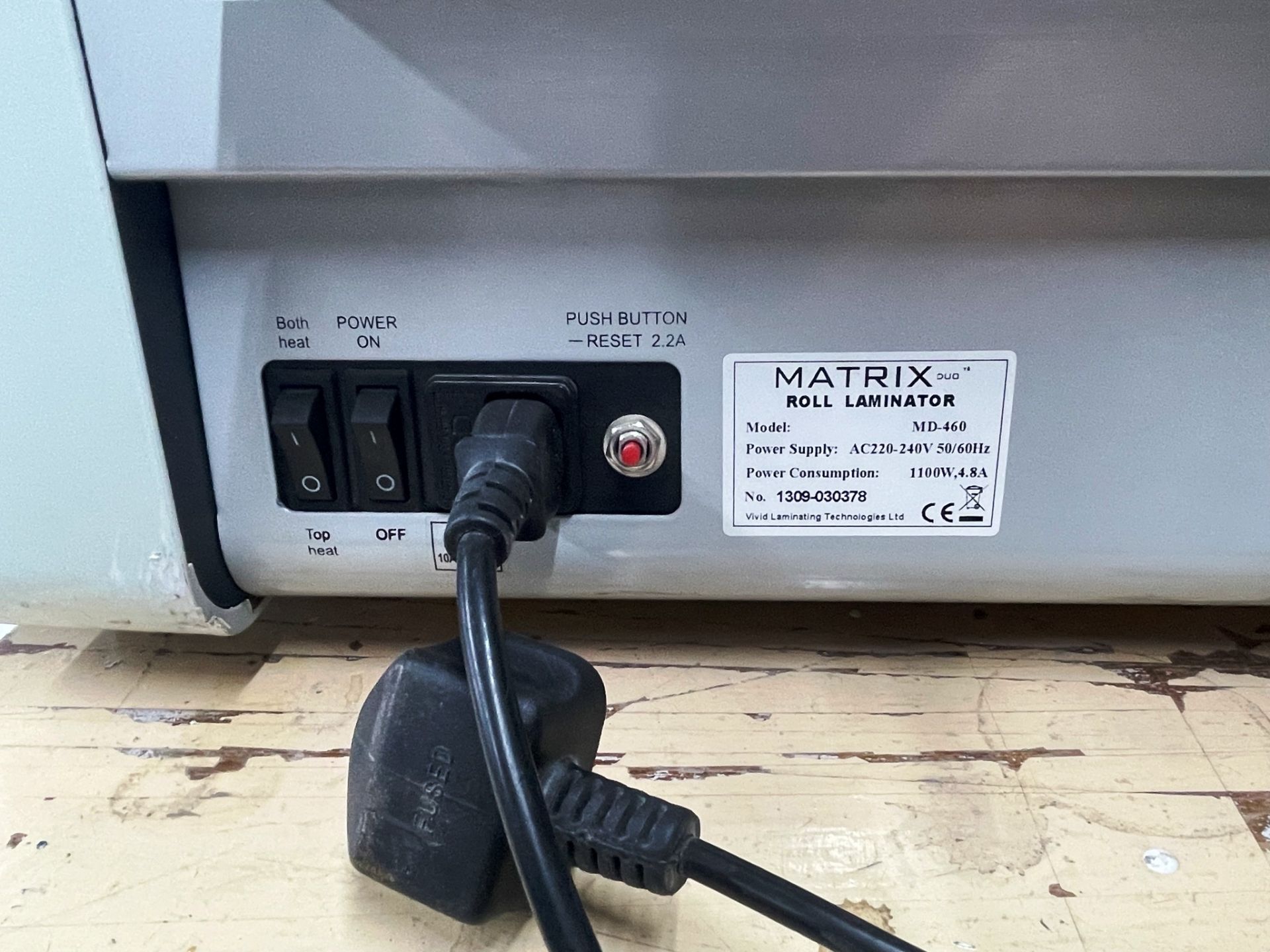 Matrix Duo MD-460 Roll Laminator w/ Quantity of Stock | LOCATED: ECCLES, M30 - Image 6 of 8