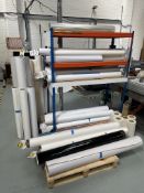 Quantity of Various Part Used Rolls of Paper/Vinyl/Canvas - As Pictured | Located in Eccles