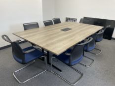 Boardroom Table w/ 8 x Chairs