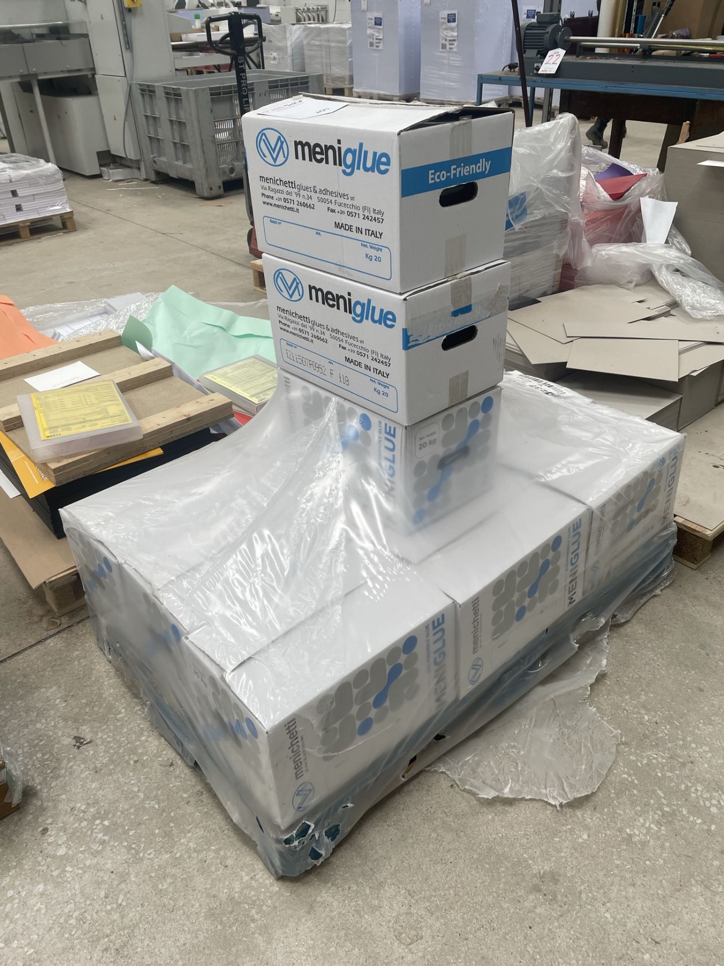 10 x Boxes of MeniGlue 20kg F118 Packs of Adhesive Jelly Glue