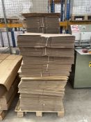 Approximately 420 x Single Wall Cardboard Boxes | 27cm x 44cm x 30cm