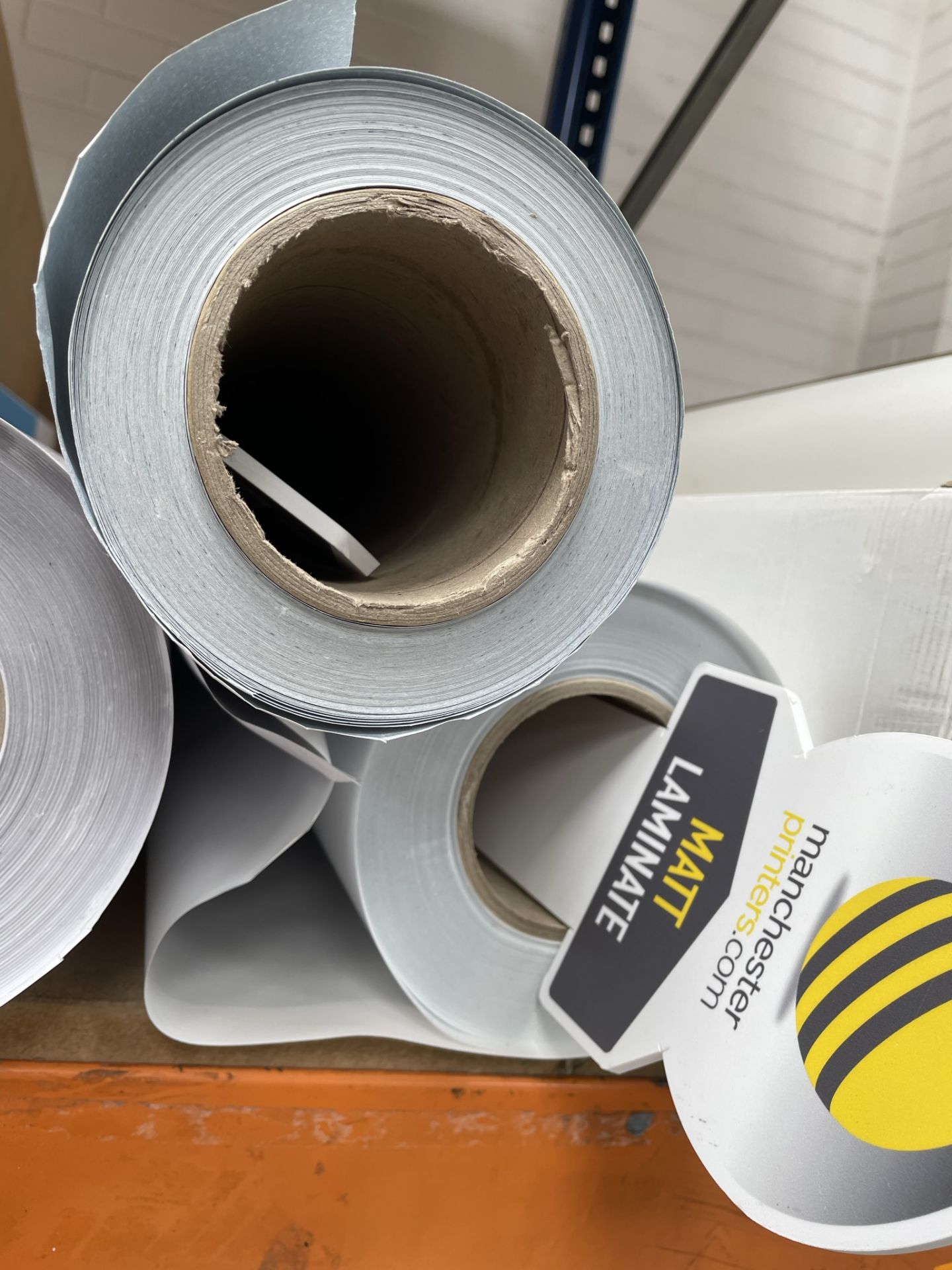 20 x Various New & Part Used Rolls of Paper/Vinyl/Canvas - As Pictured | Located in Eccles - Image 4 of 12