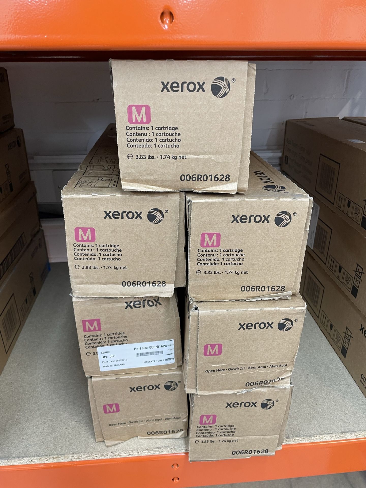 7 x Xerox 006R01628 Magenta Toner Cartridges | Located in Eccles