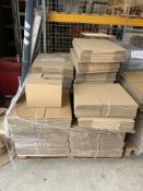 Approximately 400 x Single Wall Cardboard Boxes | 31cm x 23cm x 23cm