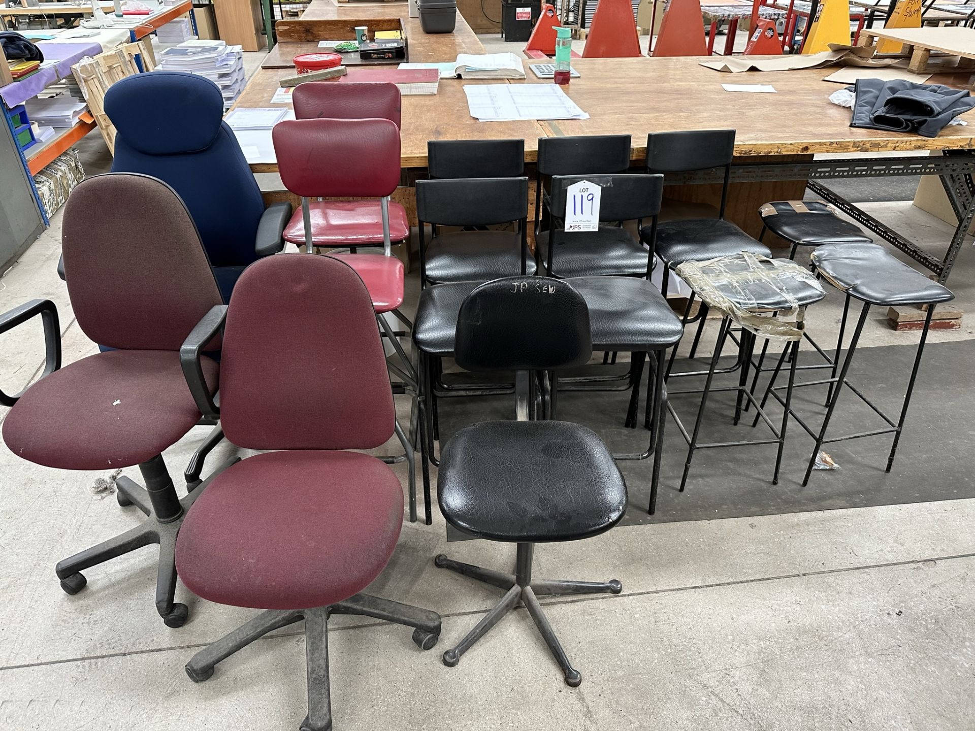 Quantity of Various Bar Stools & Chairs - As Pictured