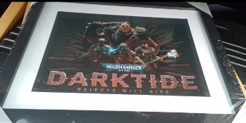 100 x Warhammer 40000 Darktide Framed Picture | Total RRP £2,500