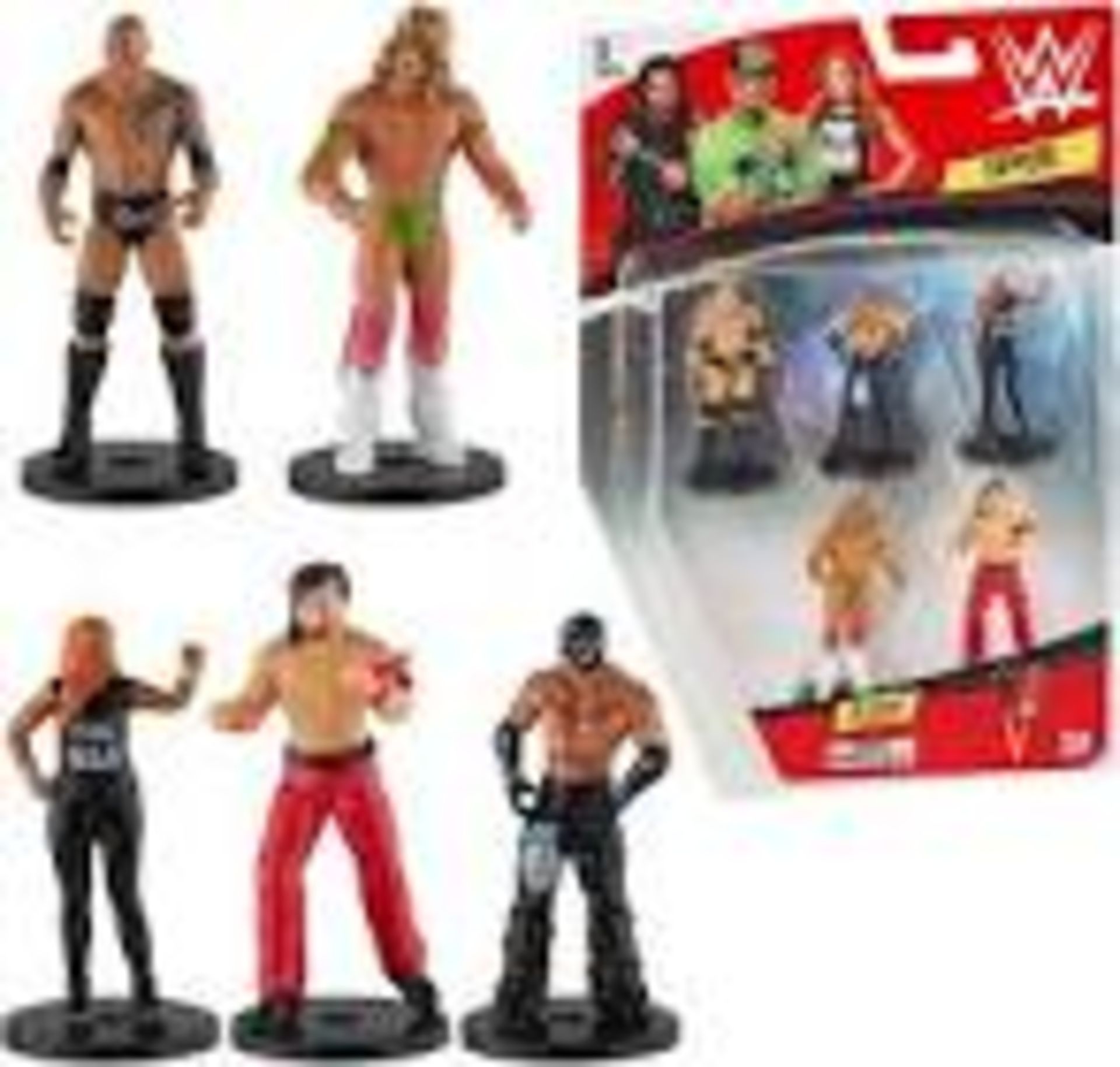 100 x WWE Wrestling Toppers/Stamper Sets - Image 3 of 6