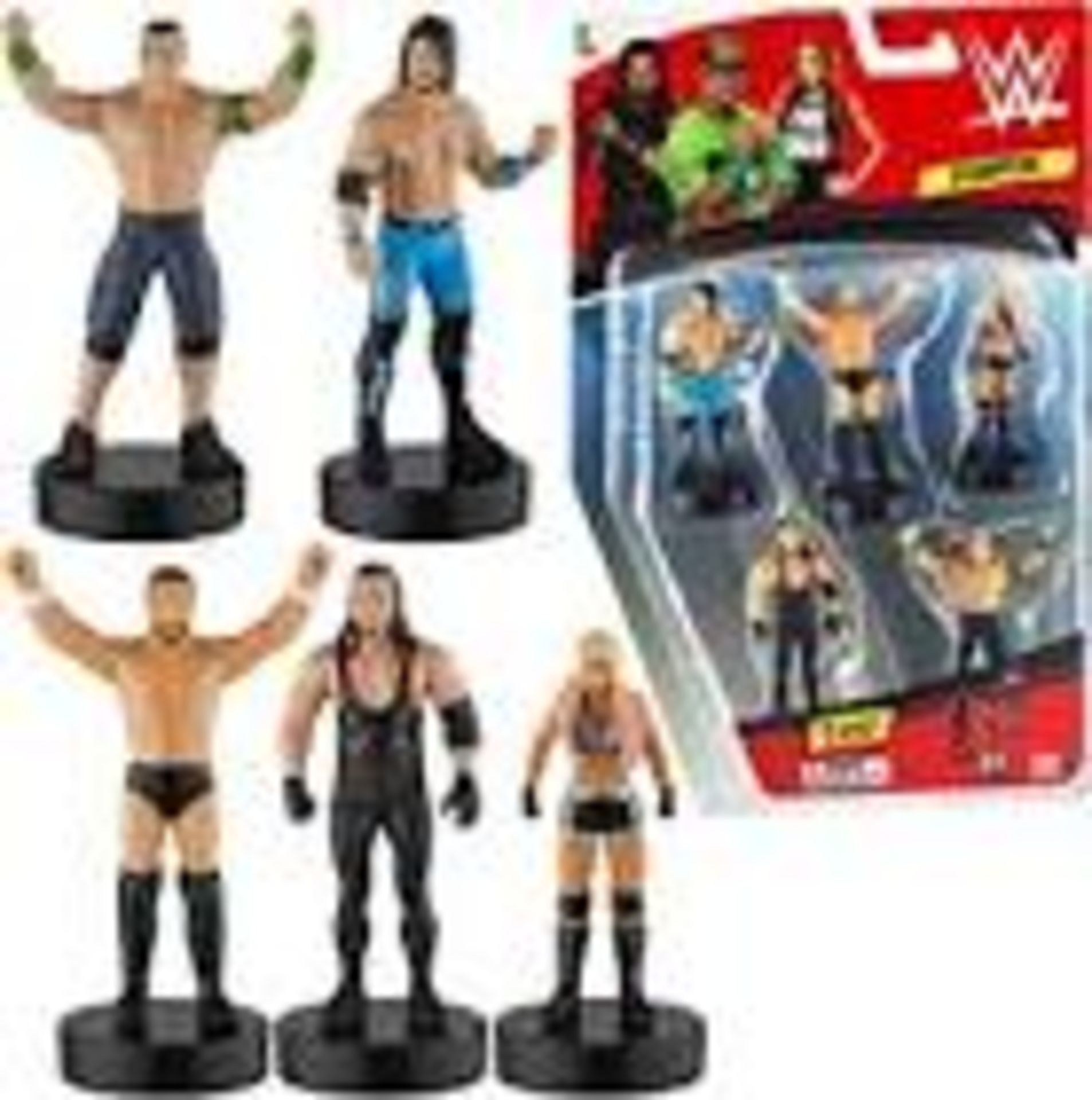 500 x WWE Wrestling Toppers/Stamper Sets