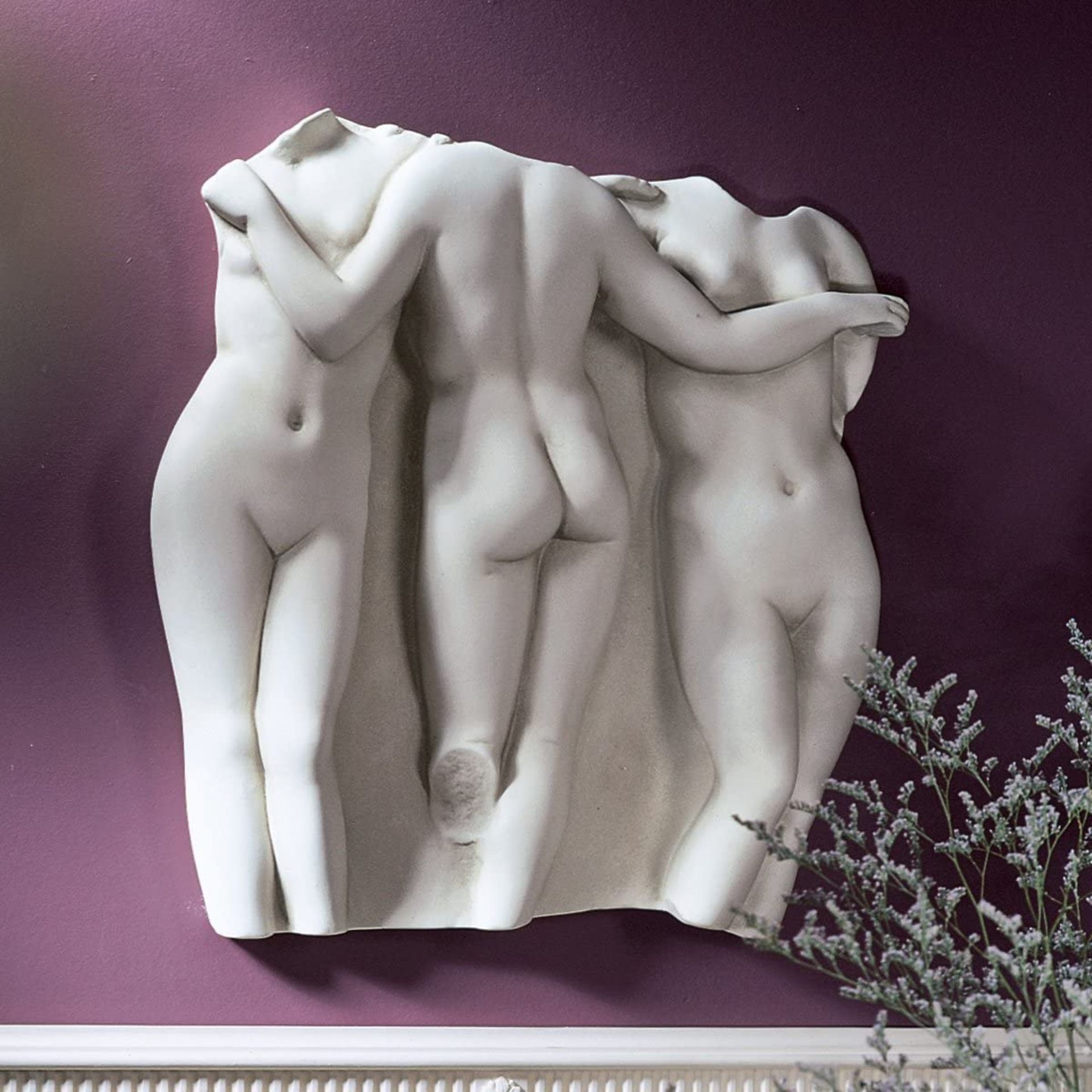 50 x 3 Graces Wall Sculptures | Total RRP £2,000 - Image 2 of 2