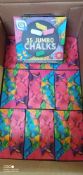 500 x Packs Jumbo Chalk Sticks | Total RRP £1,500