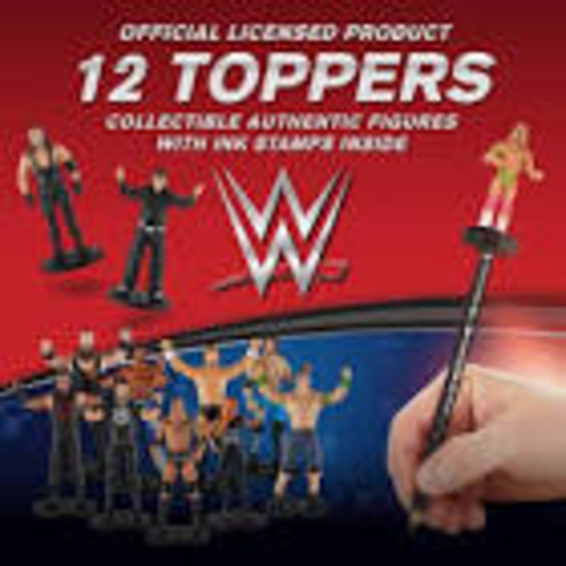 500 x WWE Wrestling Toppers/Stamper Sets - Image 4 of 6