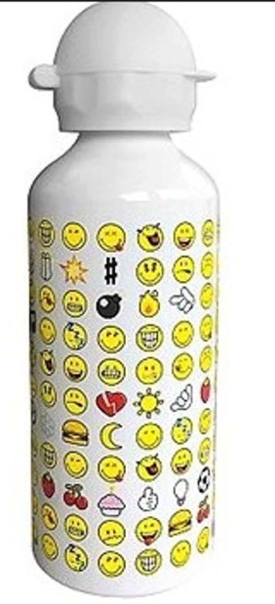 500 x Smiley Aluminium Water Bottle