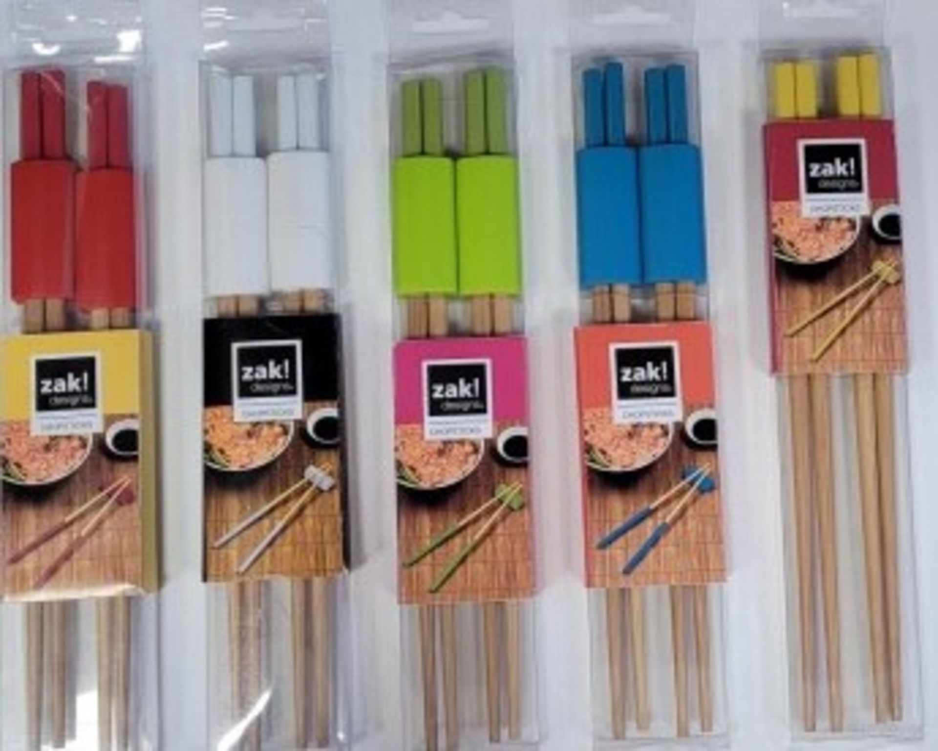 1000 x Pairs ZAK! Chopsticks | Assorted Colours - Bild 2 aus 2