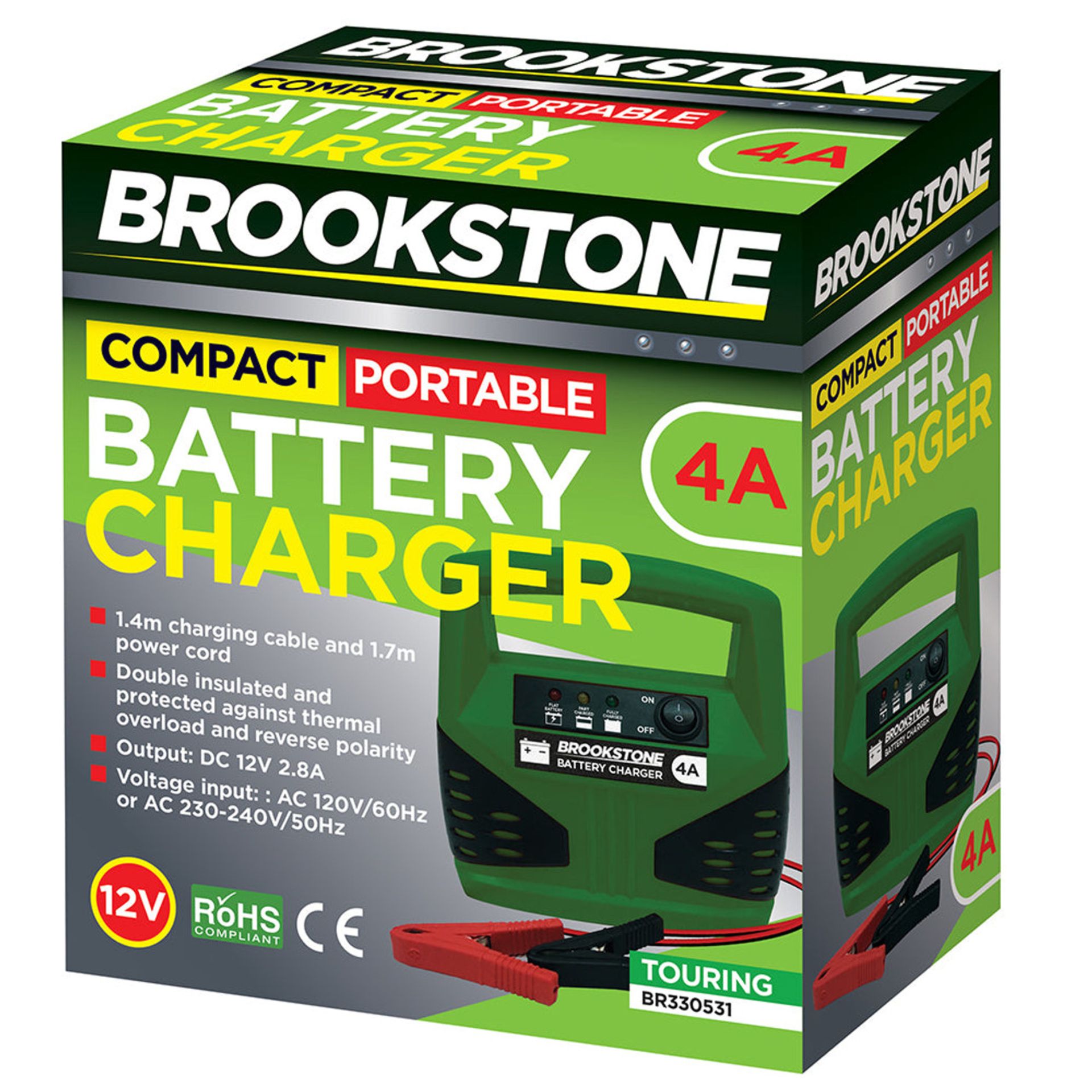 100 x Brookstone 4amp Compact Battery Charger | Total RRP £2,000 - Image 2 of 2