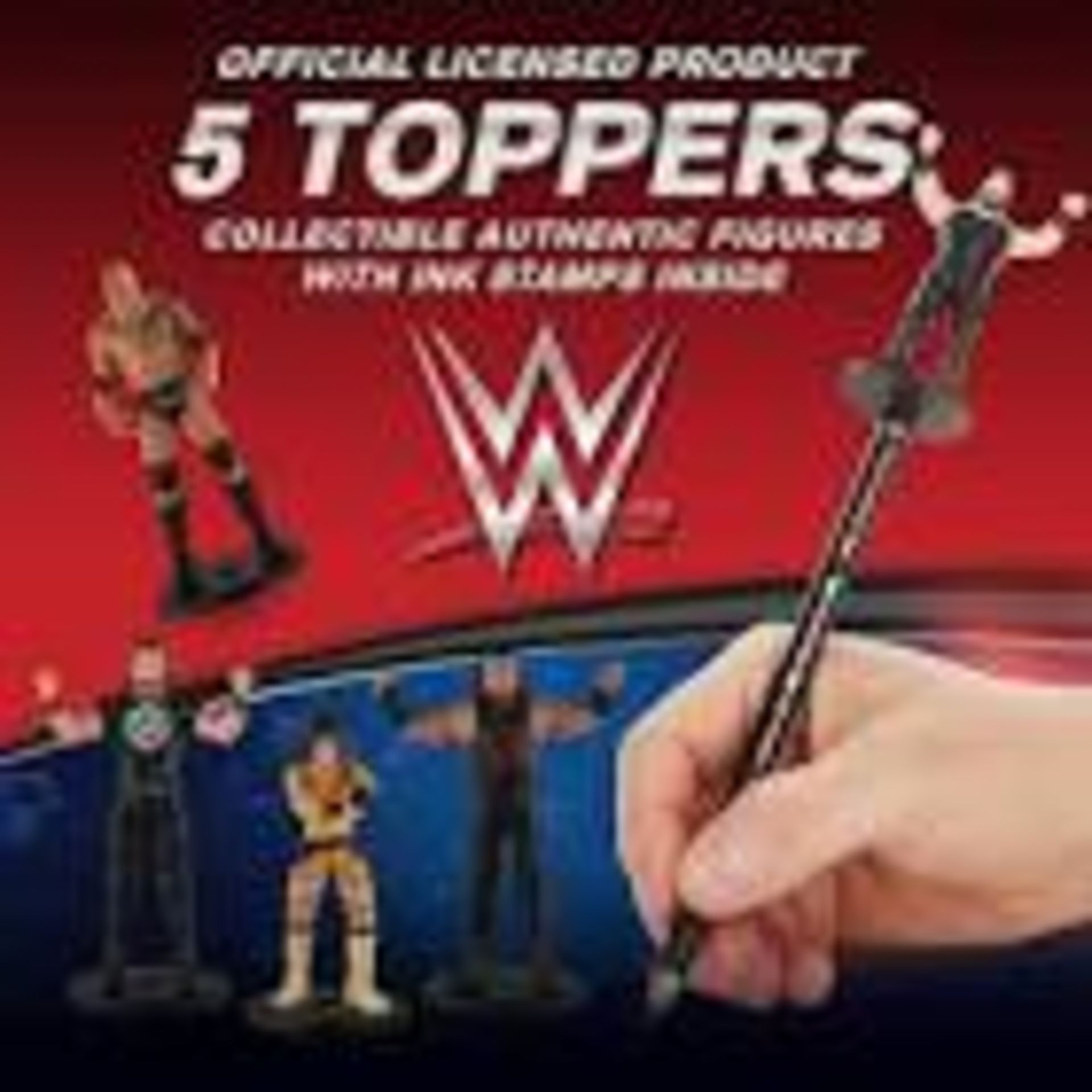 100 x WWE Wrestling Toppers/Stamper Sets - Image 3 of 6