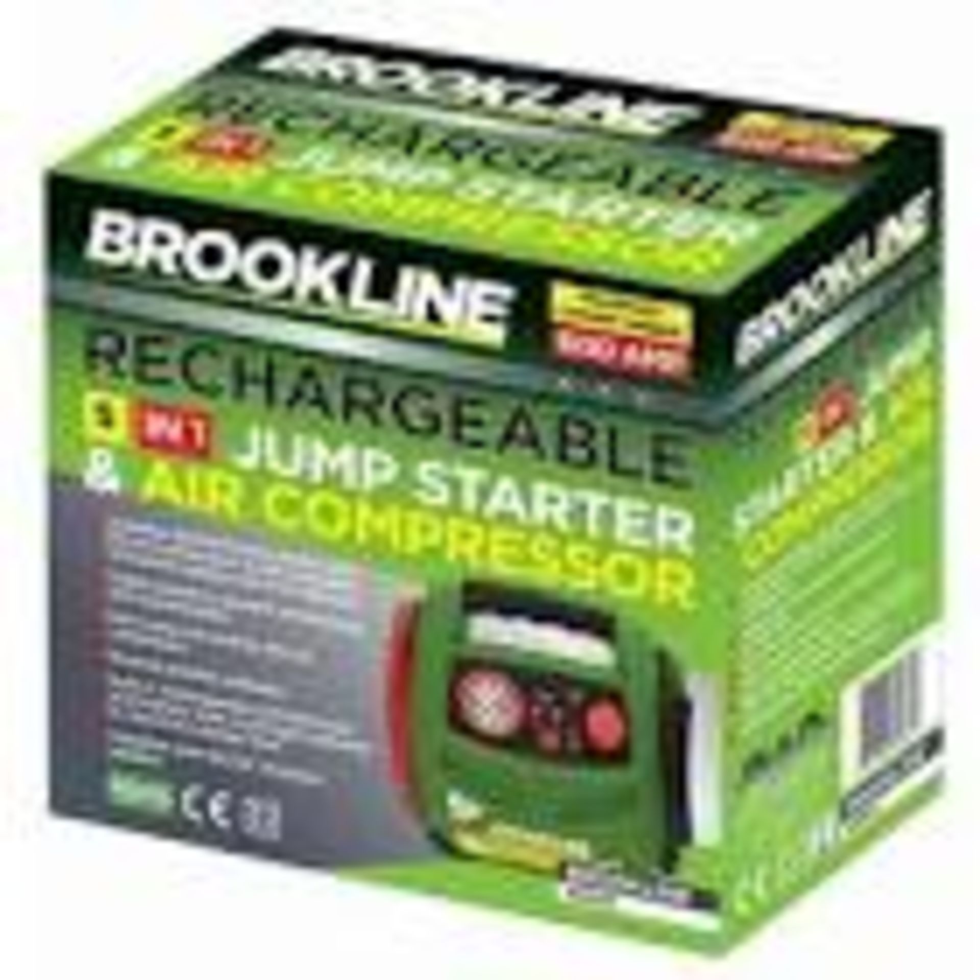 10 x Brookline 5-in-1 Jumpstarter & Compressor | Total RRP £600