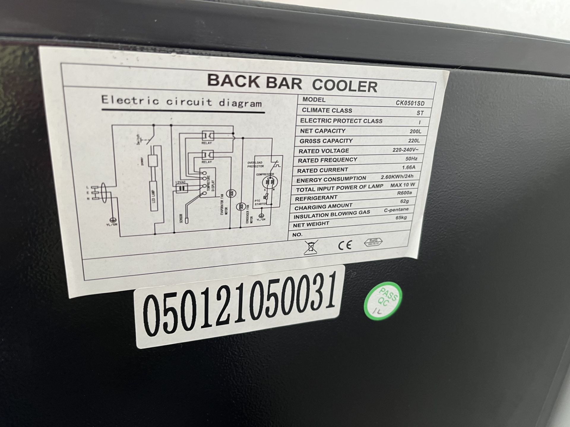 Cater-Cool CK0501SD Commercial Double Door Bottle Cooler - 900mm High - Image 4 of 4