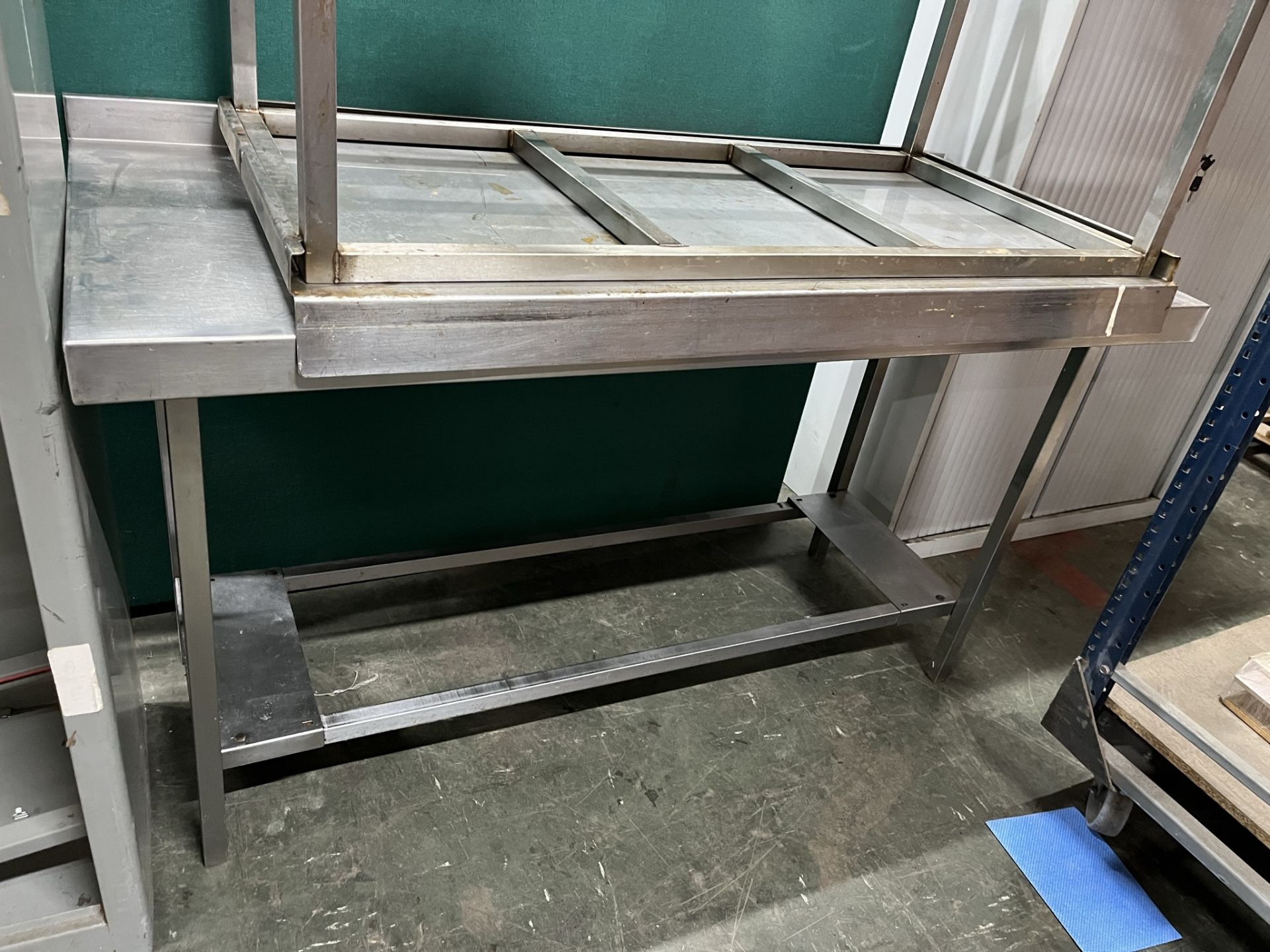 2 x Unbranded Stainless Steel Preparation Tables - Image 2 of 3